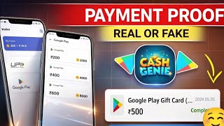 Cash Genie App Payment Proof | Cash Genie App Real Or Fake | Cash Genie - Earn Rewards Real Or Fake screenshot 5