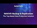 Nakivo backup  replication overview