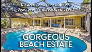 Coastal Beach Retreat Huge 0 46-acres Corner Lot Seagrove in Vero Beach FL