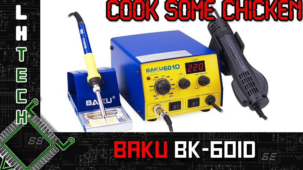Product review: Baku BK-601D solder rework station - YouTube