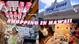 Shopping Vlog in HAWAII! *hello kitty, cat cafe, ice cream & haul* 🛍️🌺