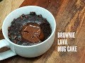 BROWNIE LAVA MUG CAKE (VEGAN) - CookingwithKarma