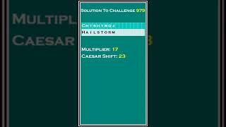 We all like them in some form! (Decoding Challenge)