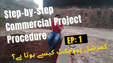 Commercial Project Procedure Step by step @haseebtaj