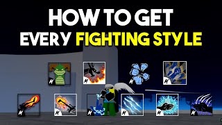 The BEST GUIDE How To Get Every Fighting Style In Blox Fruits