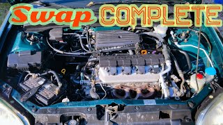 2001 - 2005 Honda Civic D17A1 Engine install