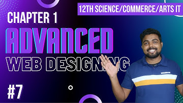 #7 Advanced Web Designing | 12th IT | Maharashtra Board | position in css |#html #css