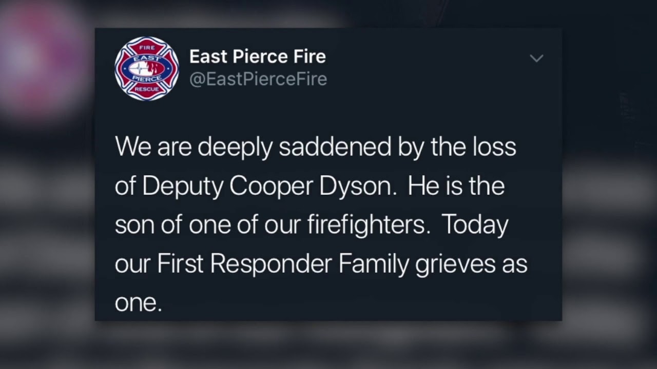 Support pours in for Pierce County deputy killed in crash - YouTube