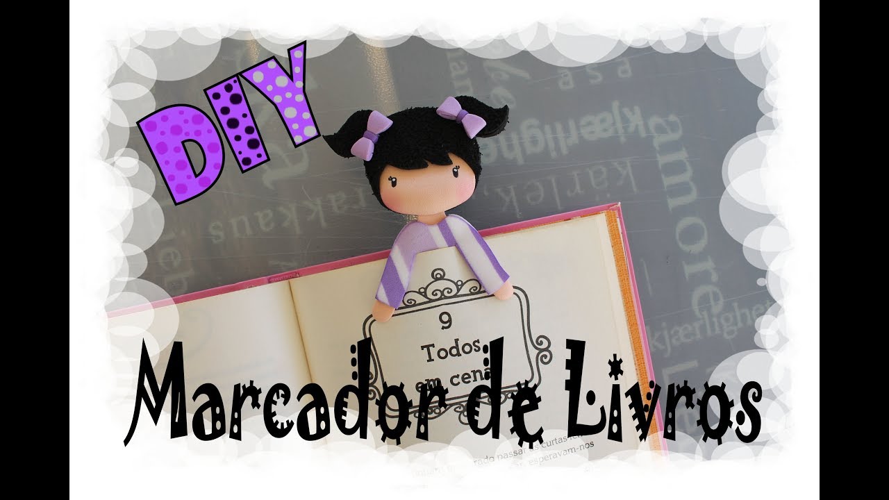 DIY - Marcador de Livros em EVA / Bookmark in EVA foam
