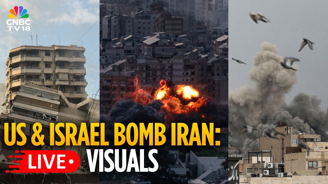 IRAN WAR LIVE VISUALS: US Bombs Missiles On Tehran | Donald Trump | US Israel War | N18G