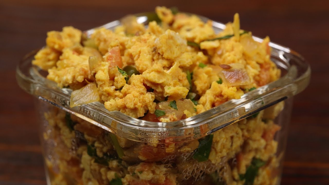 Indian style tomato and egg recipe Easy egg bhurji recipe YouTube