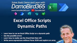 Run Excel Office Script on Dynamic Path using Power Automate: Resolve Unexpected Response Error