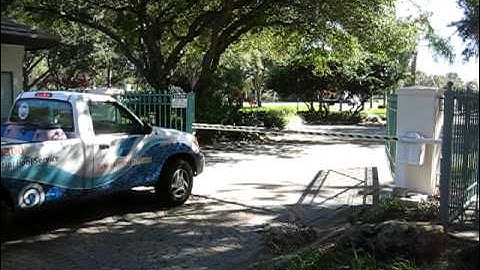 Anti tailgating demonstration