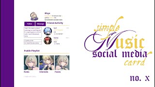 simple music social media carrd | non pro carrd tutorial (with subtitles) - cr qluvbot
