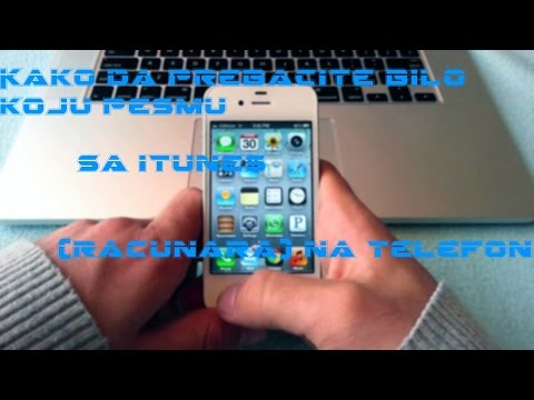 Kako Prebaciti bilo koju pesmu sa itunes (racunara) na Telefon i phone?