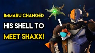 Destiny 2 - IMMARU CHANGED HIS SHELL TO MEET SHAXX! How Ghosts Change Their Shell