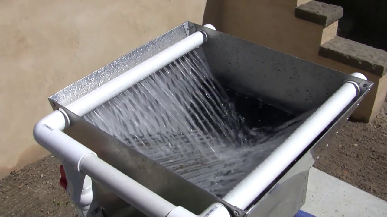 Бутара для промывки золота чертеж