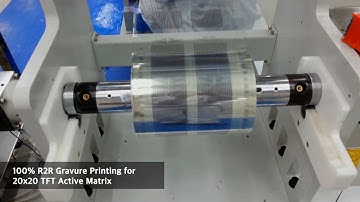 R2R TFT Active matrix