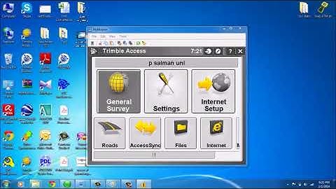 Measure and stake out In Trimble