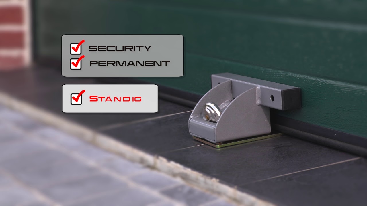 Heavy Duty Garage Door Anti Theft Device YouTube