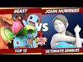 DTN 2023 - Beast (Pokemon Trainer, Falco) Vs. John Numbers (Wii Fit Trainer) Smash Ultimate - SSBU