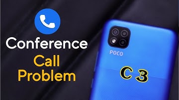 How to Fix Poco C3 Conference Call Problem | Poco C3 me Conference Call Kaise Kare