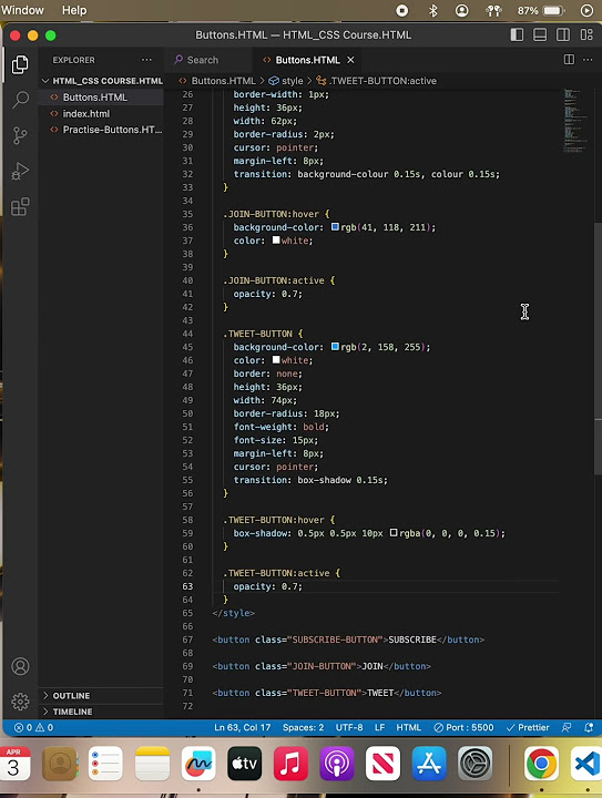 Learn how to create Hover effect in VSCode through HTML CSS #coding # ...