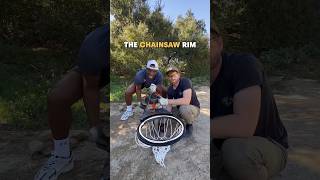 Chainsaw Basketball Rim 🤯😤