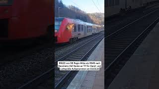 BR622 von DB Regio Mitte als RB45 nach Mannheim Hbf Danke an TF für Hand- und Lichtgrüße #br622 BR622 von DB Regio Mitte als RB45 nach Mannheim Hbf Danke an TF für Hand- und Lichtgrüße #br622