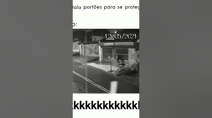 “Brasileiros instala portões para se proteger de roubo” Ladrão: