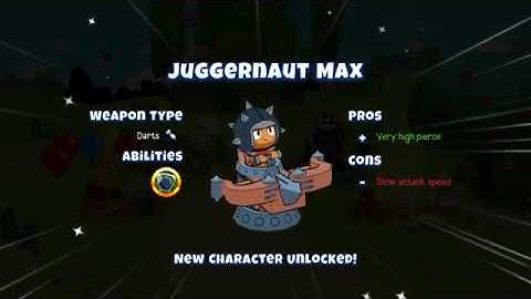 Unlocking Juggernaut Max!