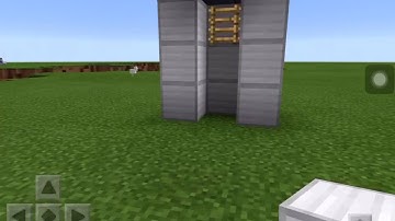 Minecraft pe elevator trick