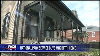 National Park Service buys MLK birthplace
