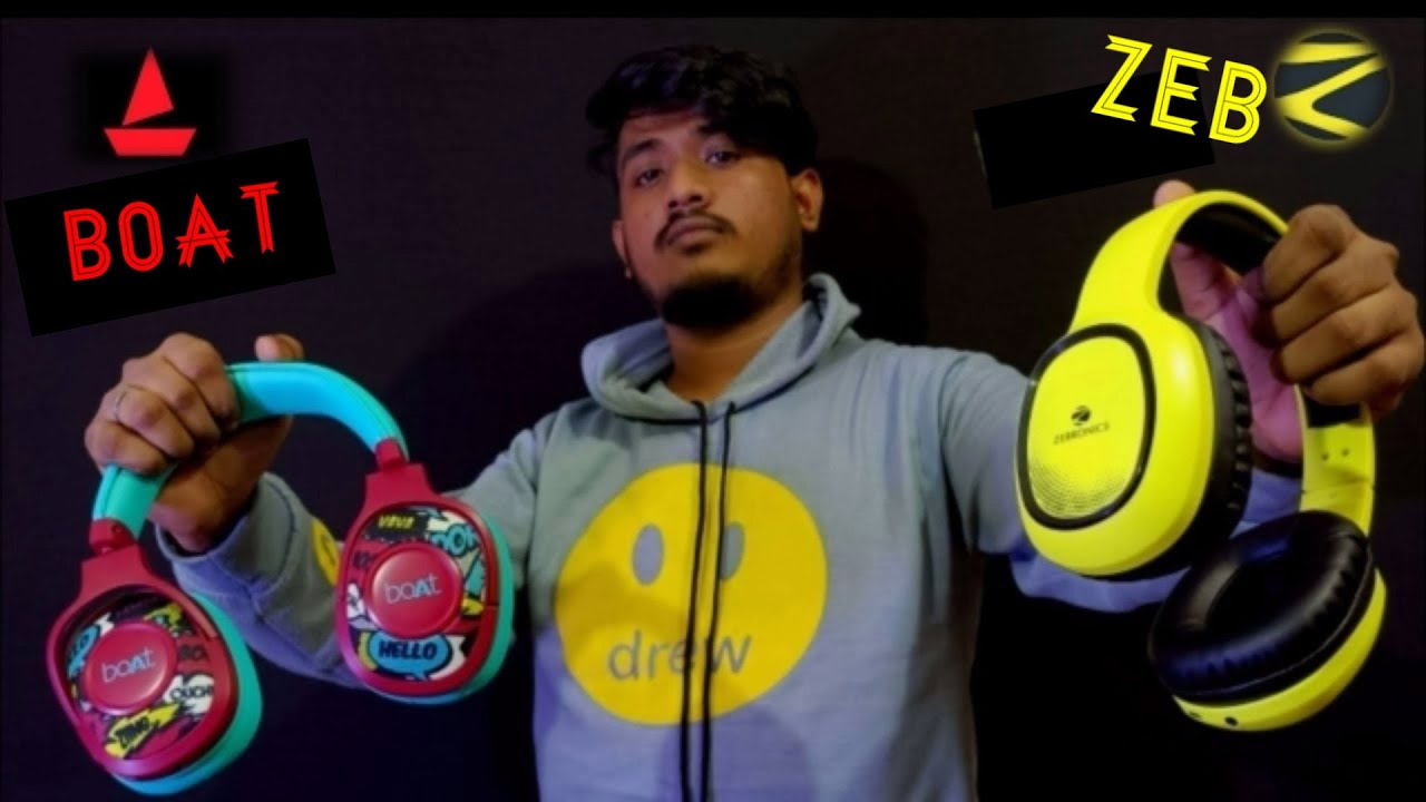 boAt Rockerz 550 Vs ZEBRONICS ZebThunder 👊👊 Best Bluetooth Headset