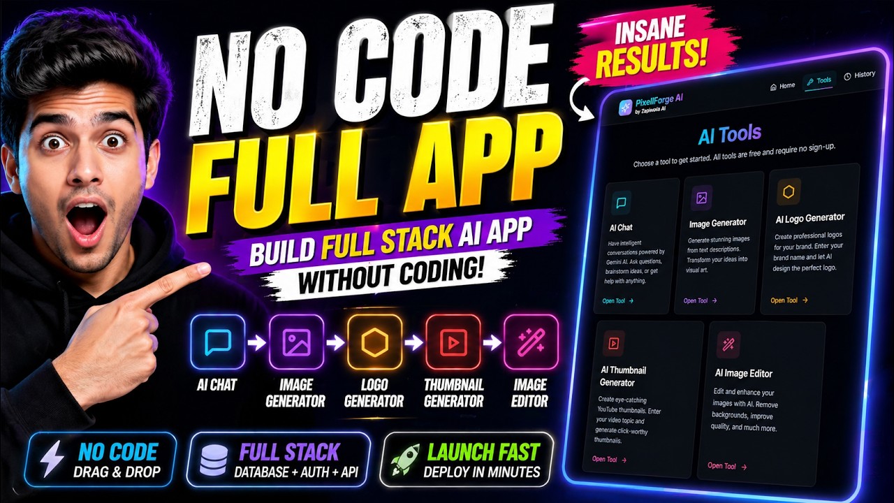 Forget Coding. I Built a Full Stack AI SaaS with Zoer AI | Vibe Coding ...