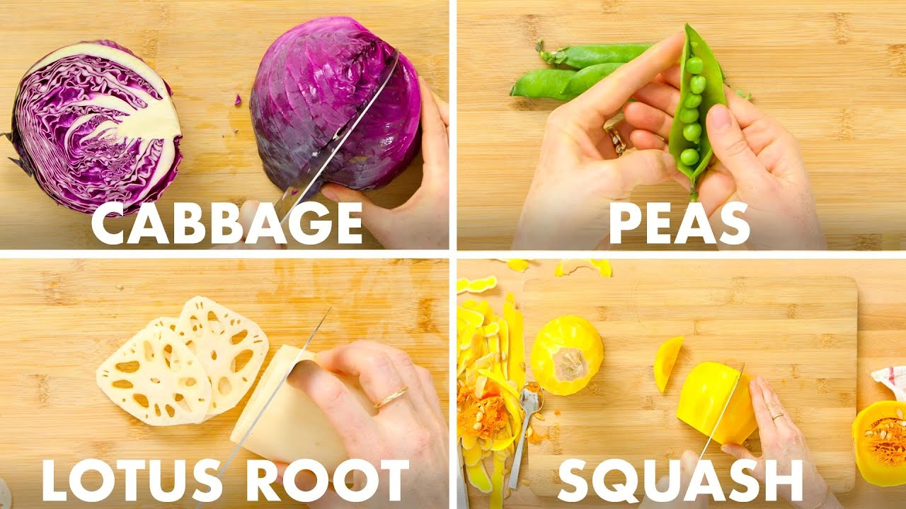 The Most Common Ways to Cut Vegetables + Their Meanings