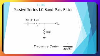 Passive Filter Lab-380