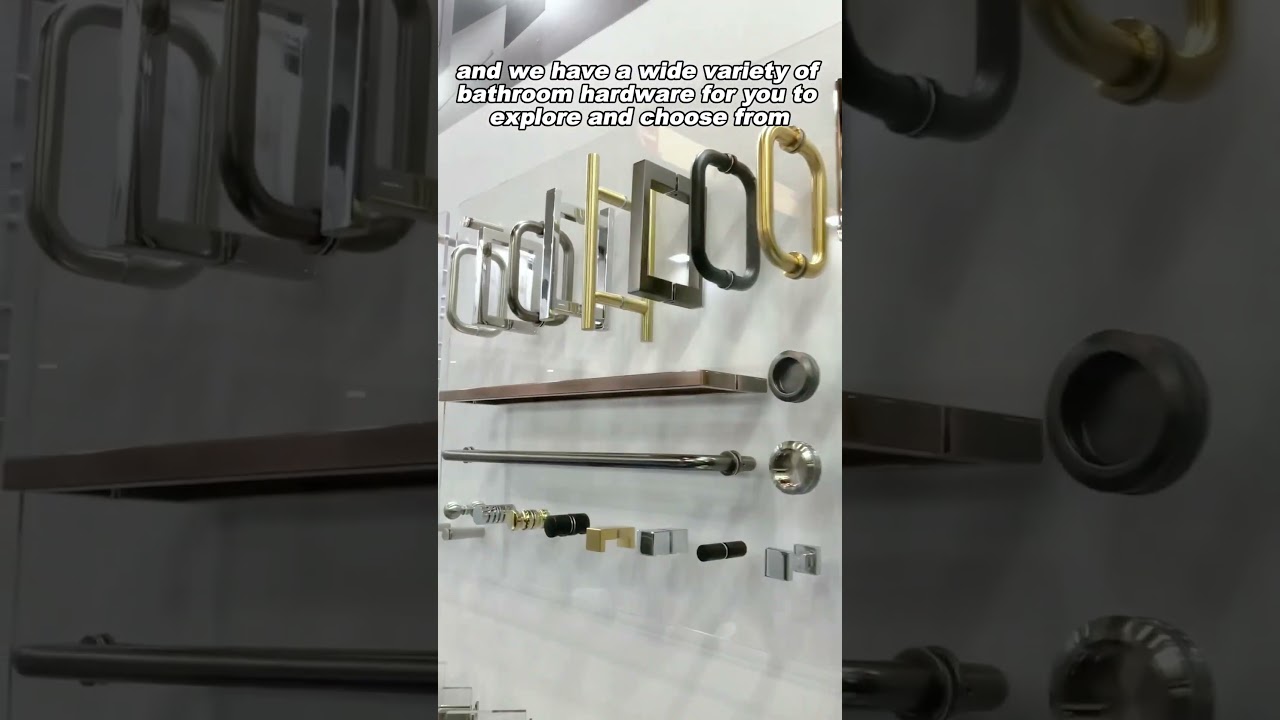 Visit our booth to see the latest in bathroom hardware 