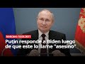 Putin responde a Biden luego de que este lo llame "asesino" - Noticiero 18/03/2021
