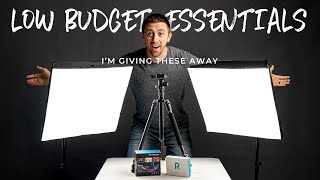4 LOW BUDGET ESSENTIALS for NEW CREATORS (Plus a GIVEAWAY)