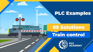 05 Train control. PLC Solution. PLC Examples. PLC Animator PLC Simulator Android iOS