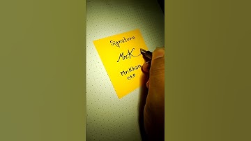 Mr Khan signature comment on your name #shorts #calligraphy #sign #lettering #handlettering