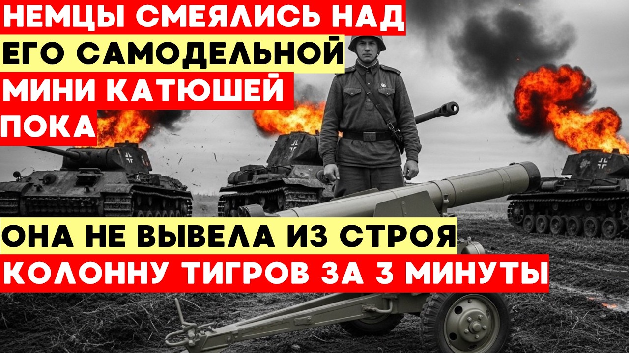 Они не воспринимали его оружие всерьёз… пока «мини-Катюша» не остановила «Тигры»