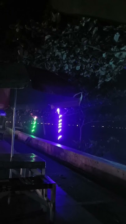 keindahan pantai pelabuhan ratu Sukabumi Jawa Barat,di malam hari#videoshorts