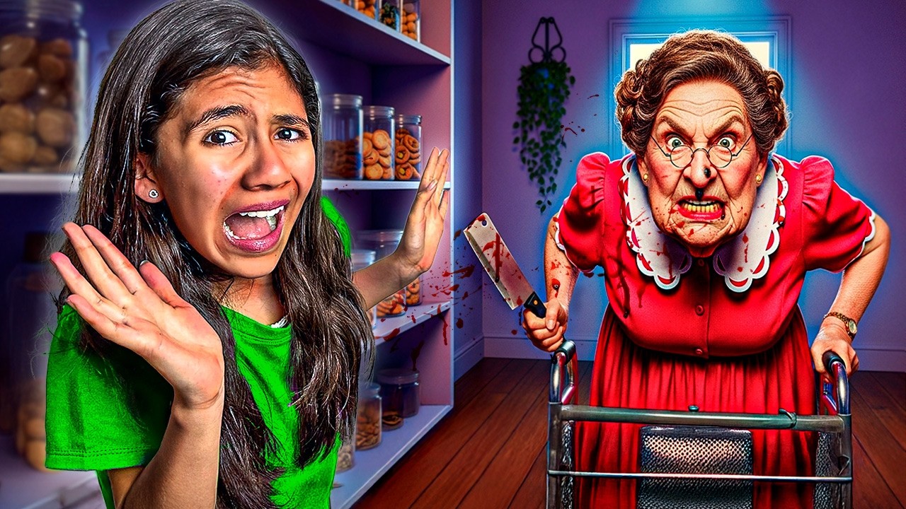 ESCAPANDO de LA ABUELA MALVADA **¡Esta loca!**
