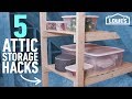 How to Organize Your Attic | 5 Easy Storage Ideas