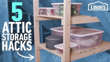 How to Organize Your Attic | 5 Easy Storage Ideas