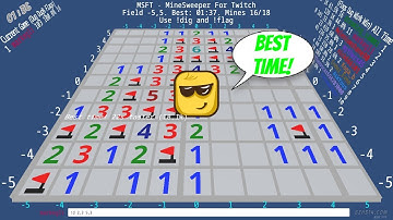 Speedrun to World Record 3/6 - @markegli beats his own record by 22s - MineSweeper For Twitch (MSFT)