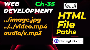 #35 File paths & location in HTML | HTML tutorial for beginners | Web Development Tutorial in Hindi
