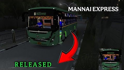 MANNARGUDI TO CHENNAI SETC BS6 BUS MOD RELEASED#bussidmod #setcbusmod #newbusmod